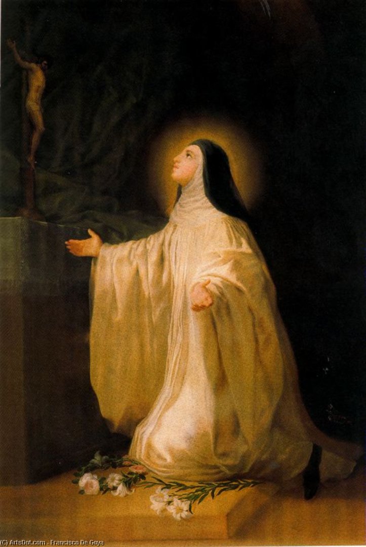 Santa Lutgarda — Francisco José De Goya Y Lucientes