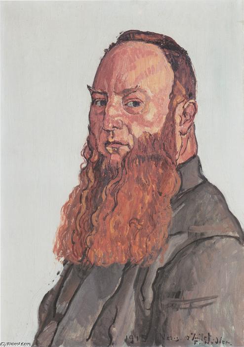 Portrait Of James Vibert — Ferdinand Hodler