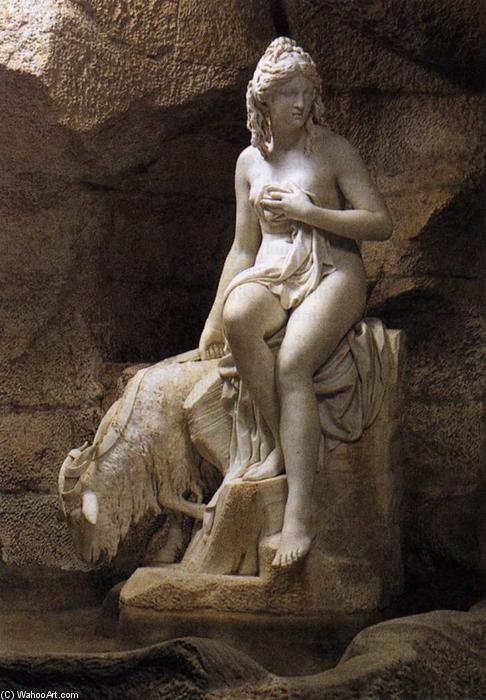Amalthaea (girl Tending A Goat) — Pierre Julien