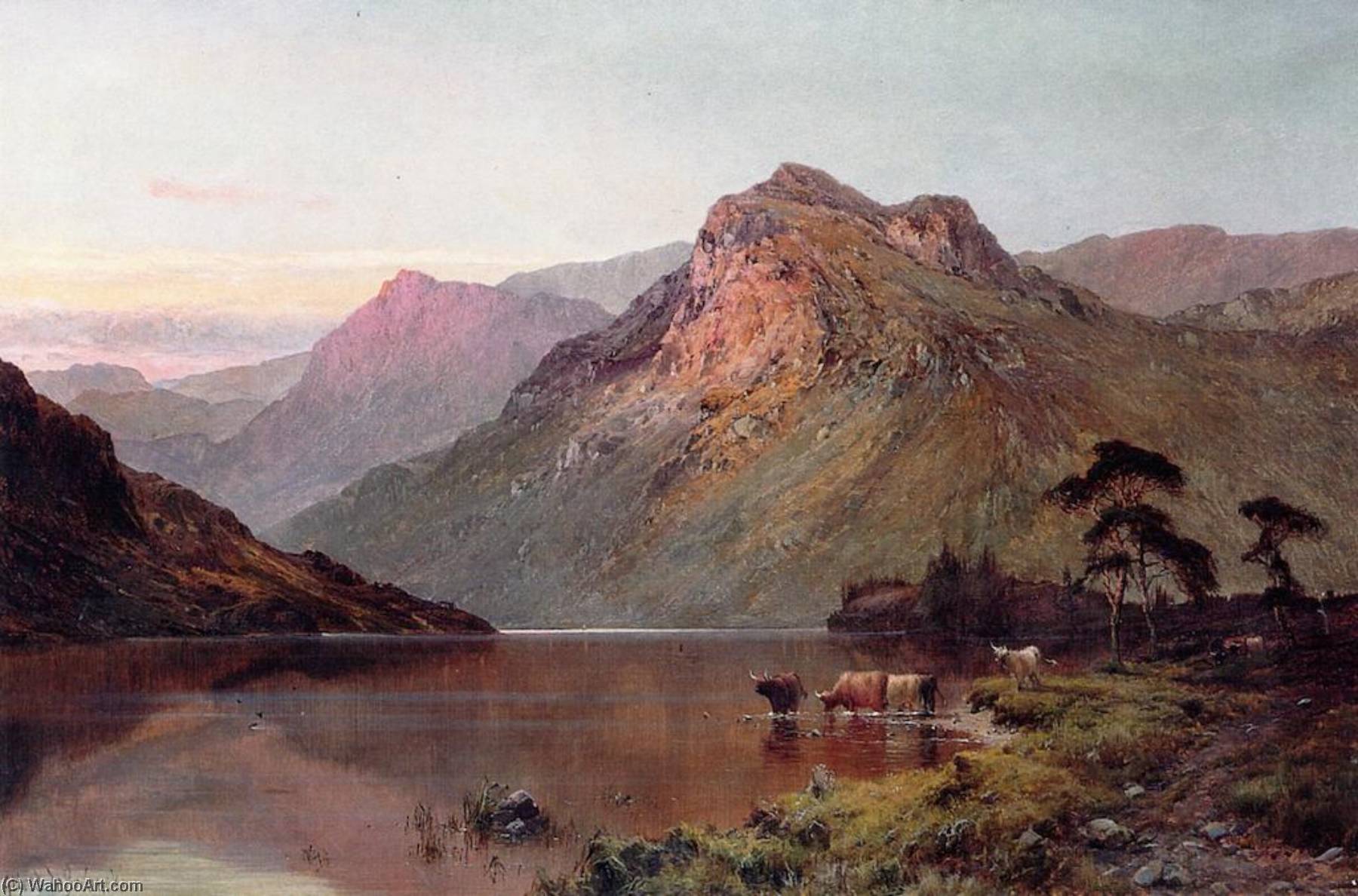 Near Invernesnaid — Alfred De Breanski Senior