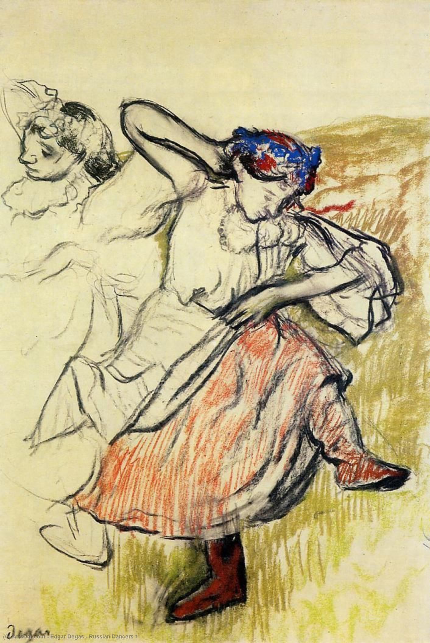 Russian Dancers 1 — Edgar Degas