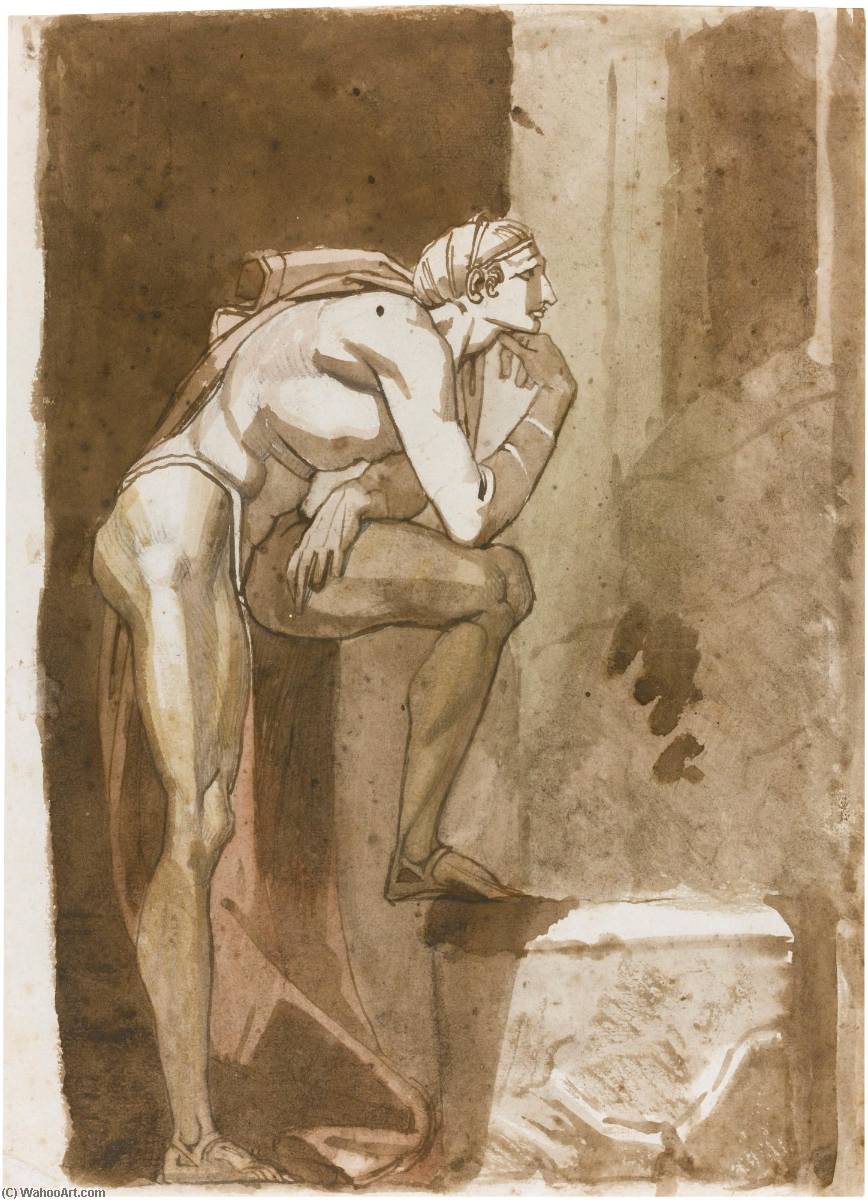 Standing Figure Of A Man In Profile — Johann Heinrich Füssli