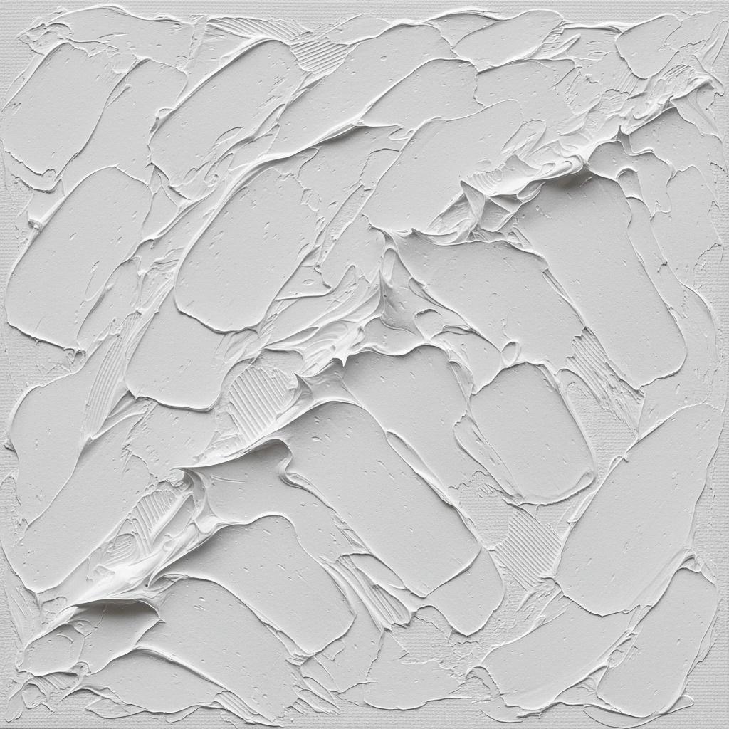Alabaster Rhythms: A Monumental Study In Sculptural Impasto And Light — David Moreau