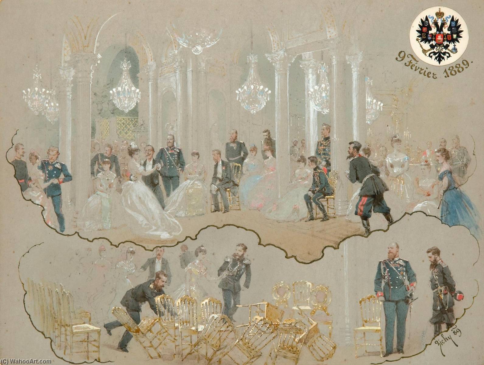 Alexander Iii At The Winter Palace Ball — Count Mihaly Von Zichy