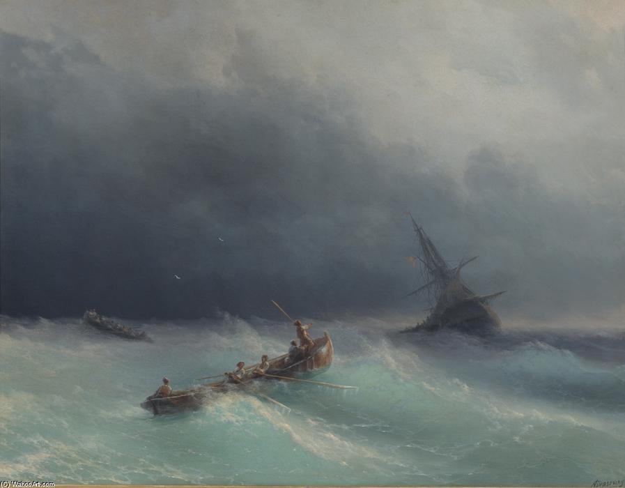 Storm At Sea — Ivan Konstantinovich Aivazovsky