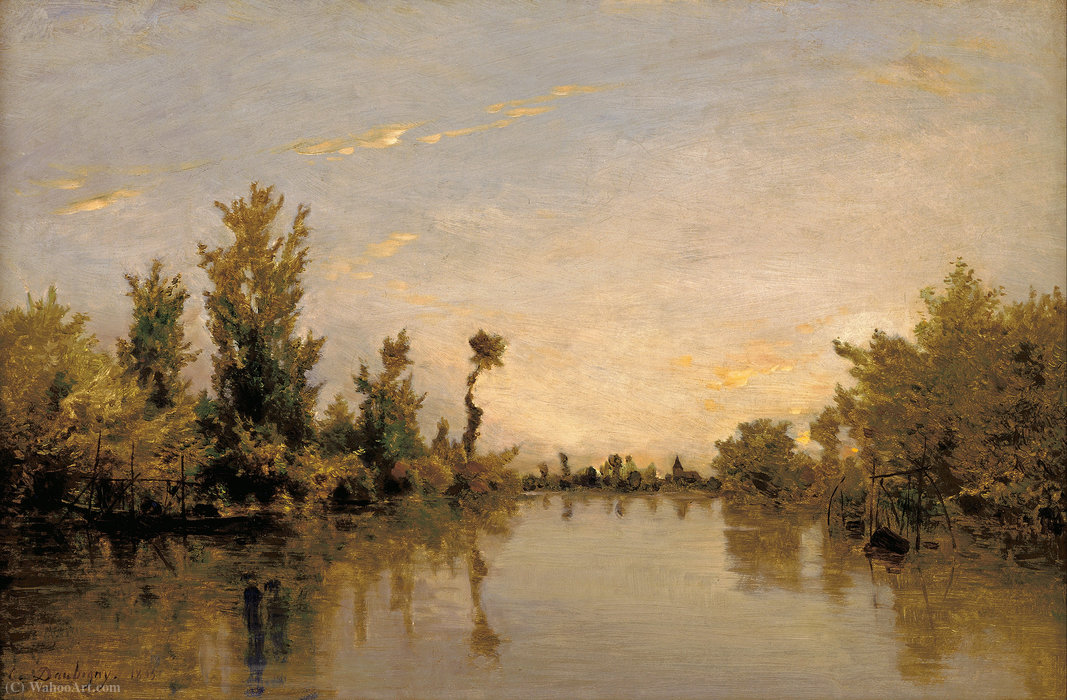 Banks Of The Seine — Karl Pierre Daubigny
