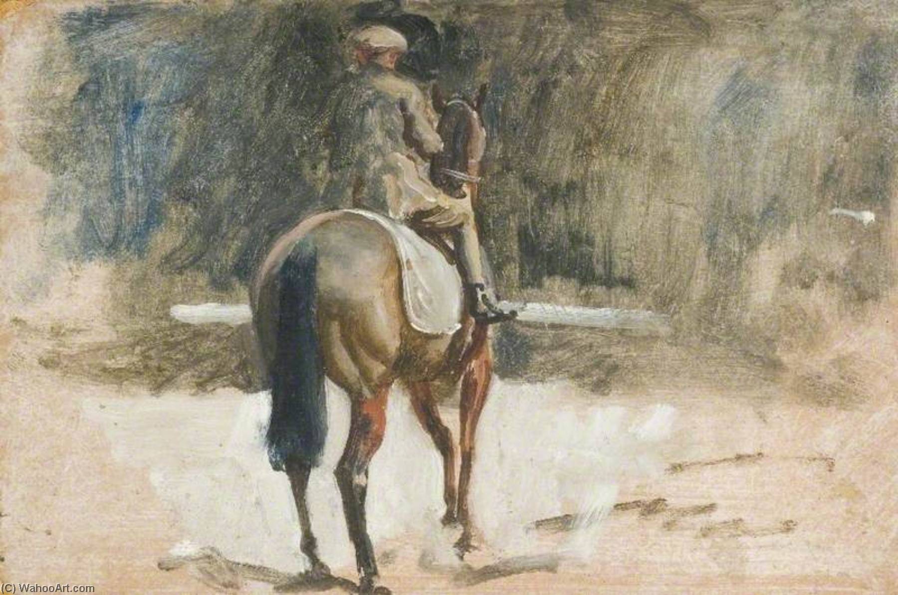 A Lad Exercising A Racehorse — アルフレッド・ミュニングス