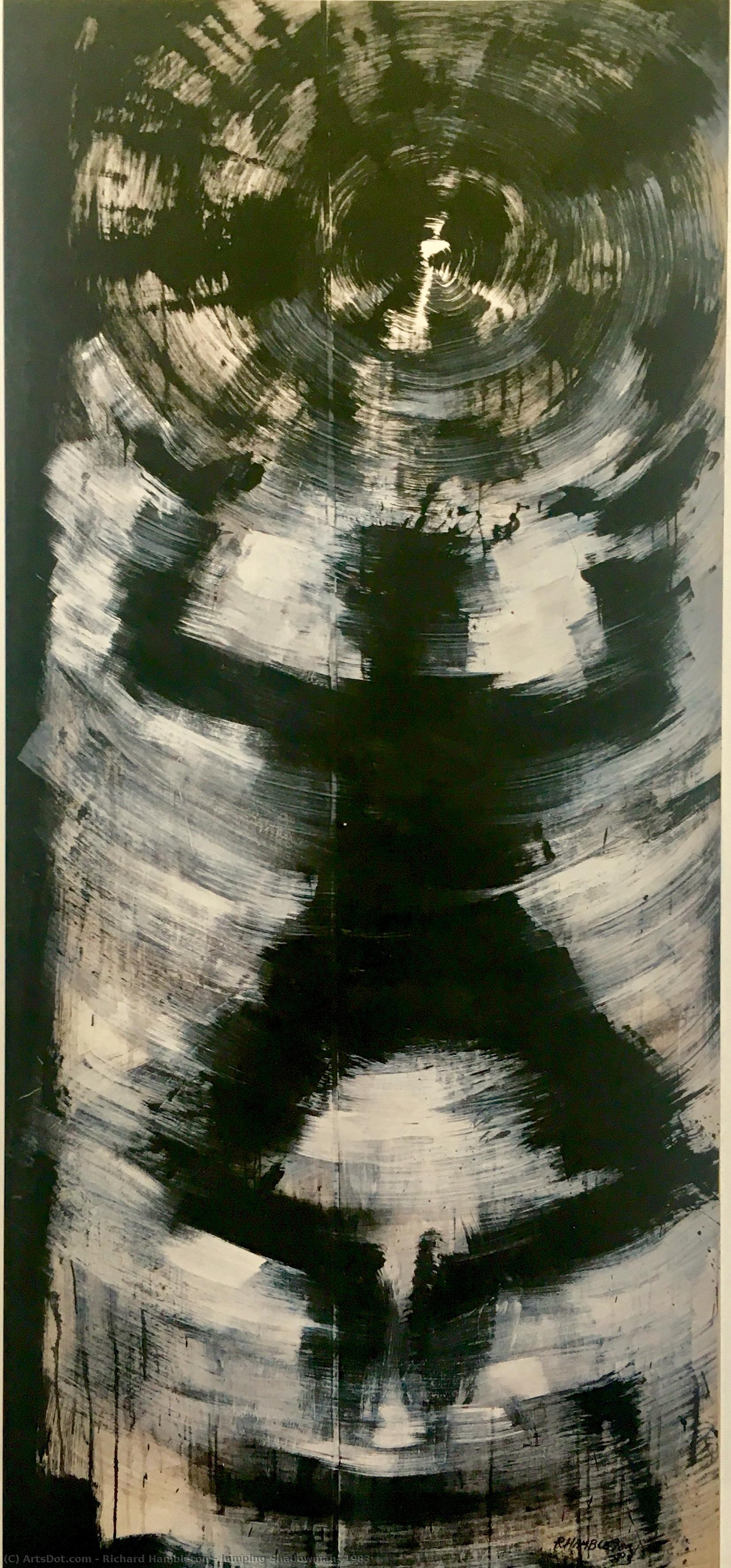 Jumping Shadowman, 1983 — Richard Art Hambleton