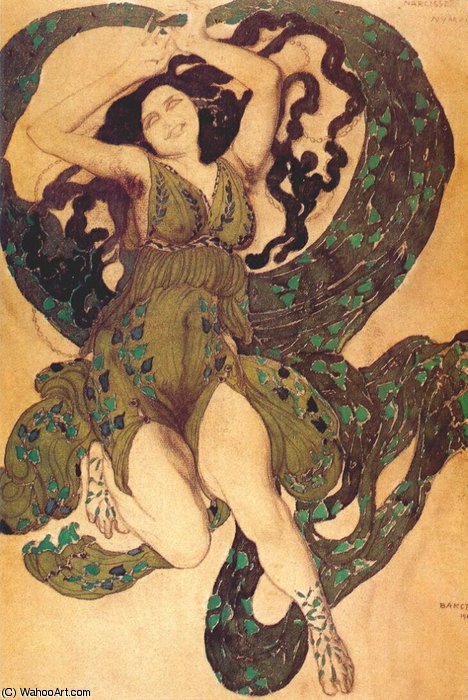 Narcisse A Nymph — Леон Бакст