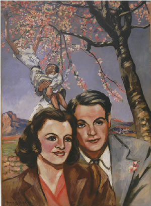 Portrait Of A Couple, Le Cerisier, 1942-43 — Francis Picabia