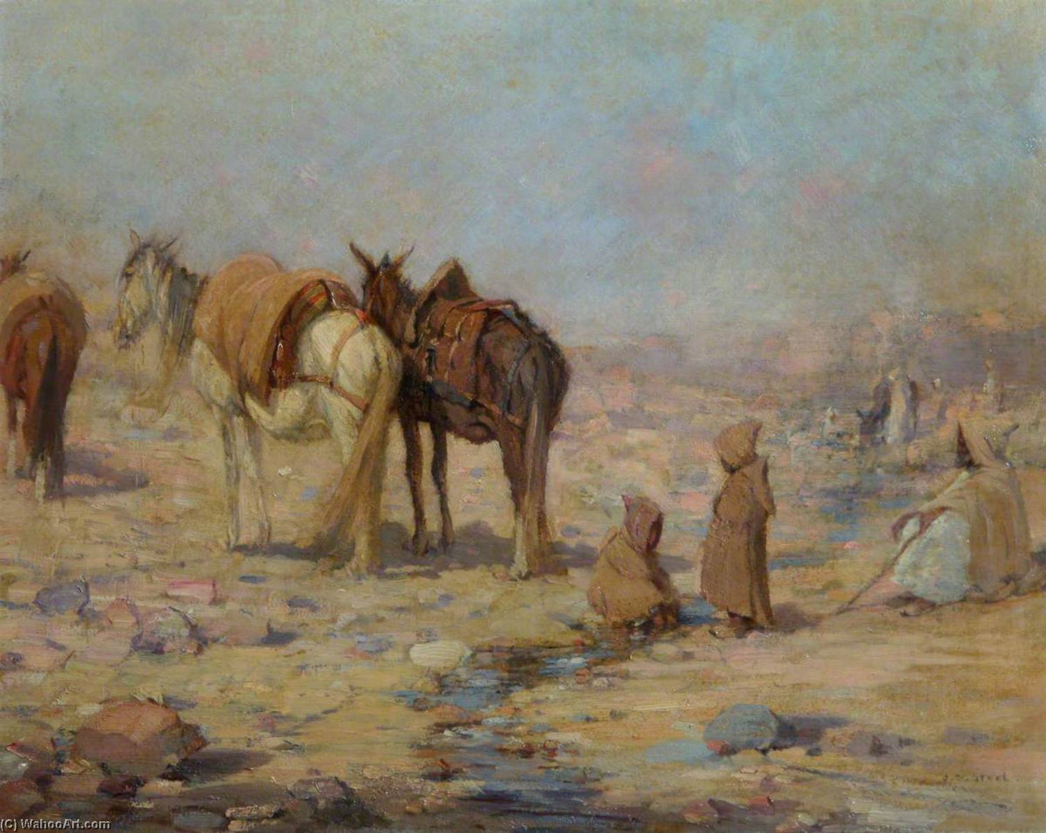Tunisian Peasants And Their Mounts — John Sydney Steel