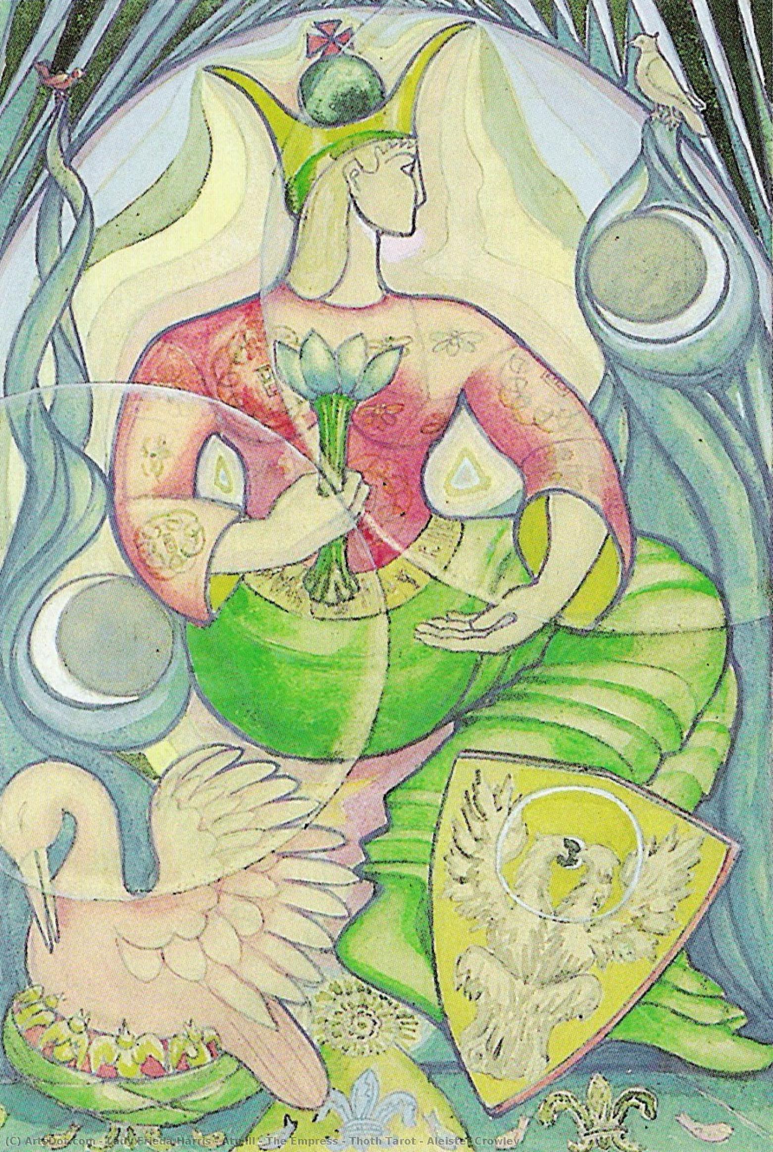 Atu Iii - The Empress - Thoth Tarot - Aleister Crowley — Marguerite Frieda Harris