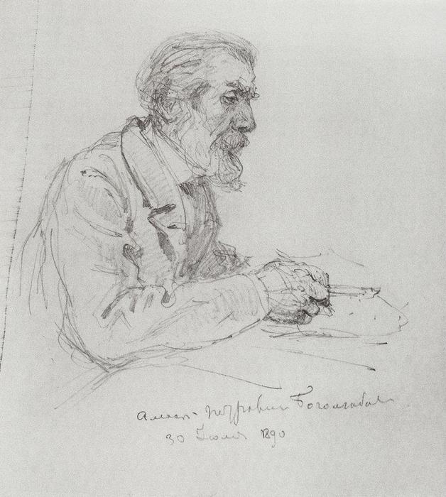 Portrait Of A. P. Bogolyubov — Vasily Dmitrievich Polenov