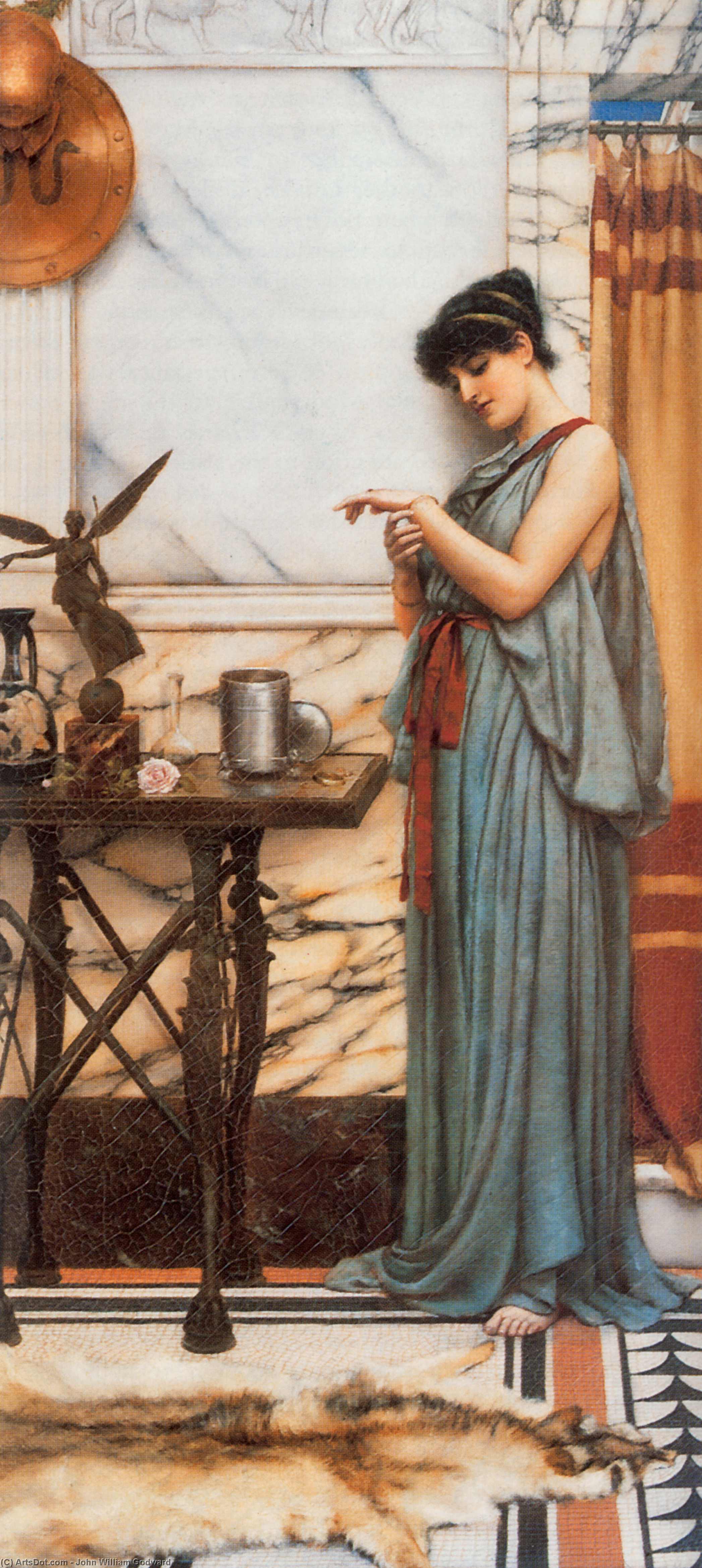 His Birthday Gift — R.b.a John William Godward