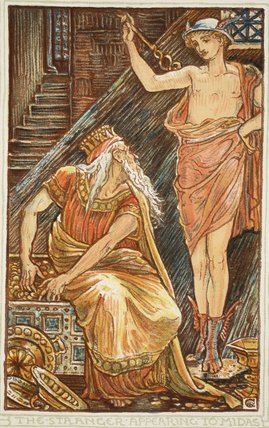 The Stranger Appearing To Midas — Валтер Кран