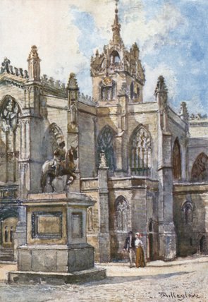 St. Giles's Cathedral From The Courts — John Fulleylove