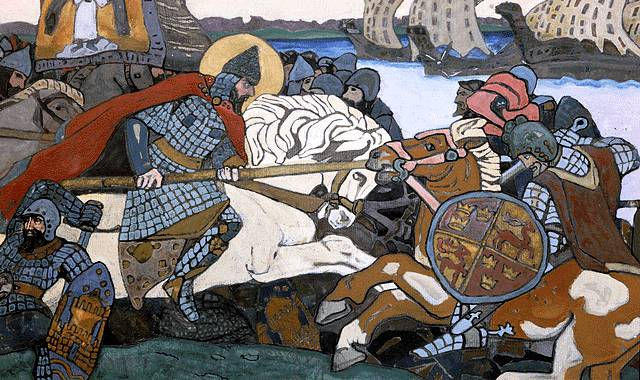 Alexander Nevsky Striking Birder Jarl — Nikolai Konstantinowitsch Roerich