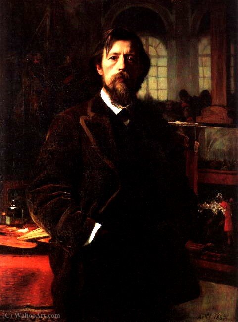 Selbstbildnis (1885) — Антон Фон Вернер