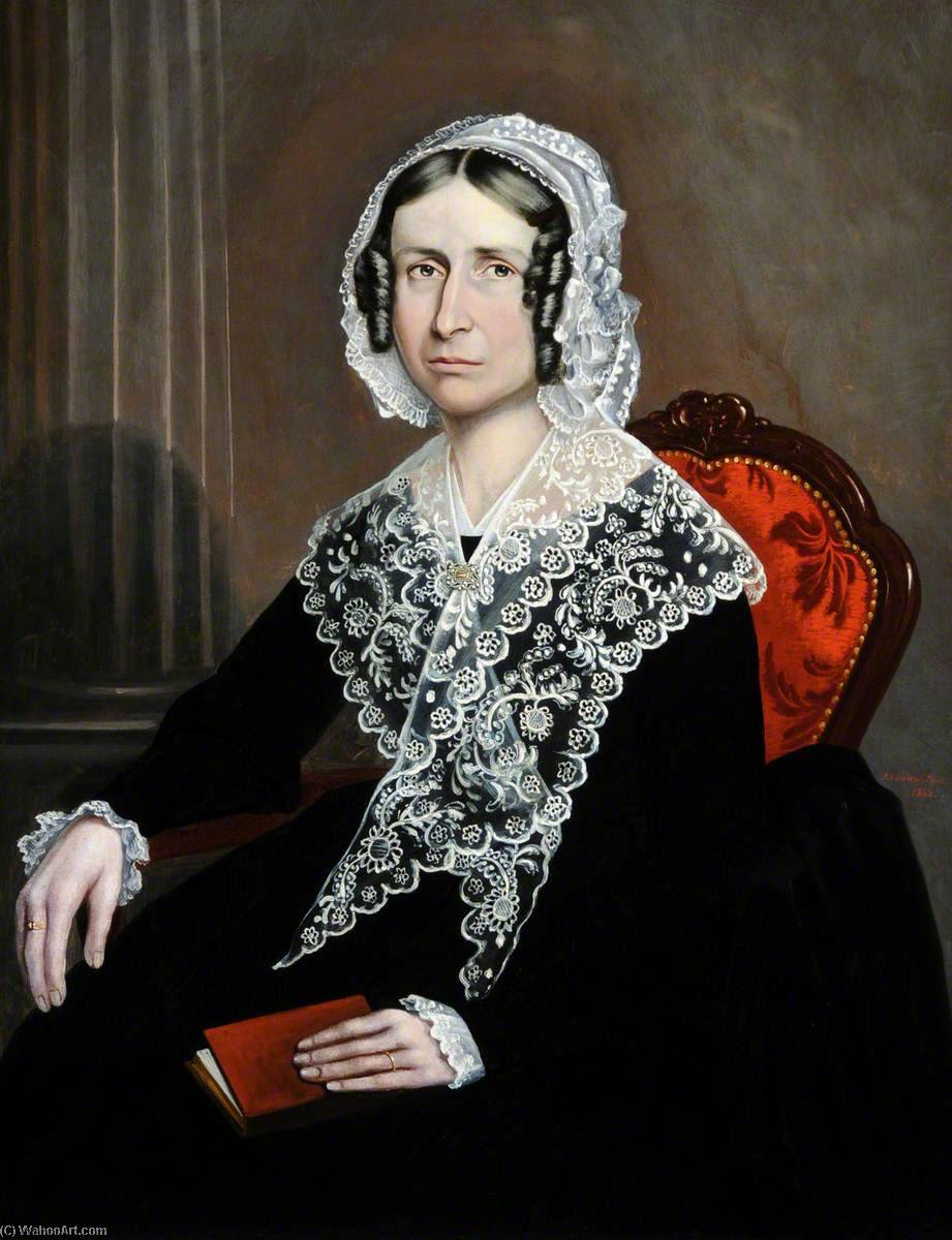 Portrait Of Mary Ann (c.1796–after 1880), Wife Of The Reverend George Balleine — Philip John Ouless