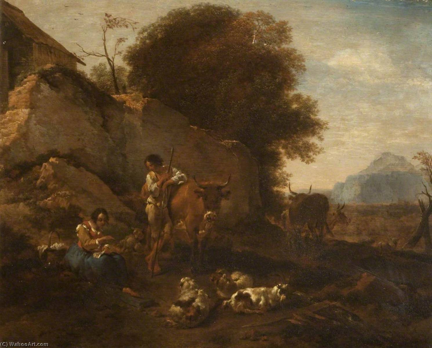 Pastoral Landscape — Nicolaes Pietersz Berchem