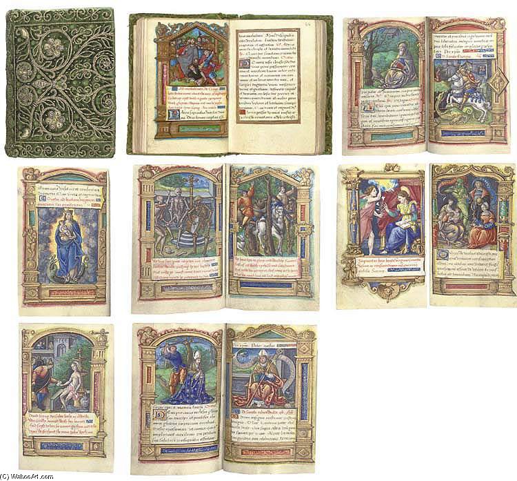 Book Of Hours, Use Of Sarum, In Latin And English, Illuminated Manuscript On Vellum — Joseph Henry Sharp