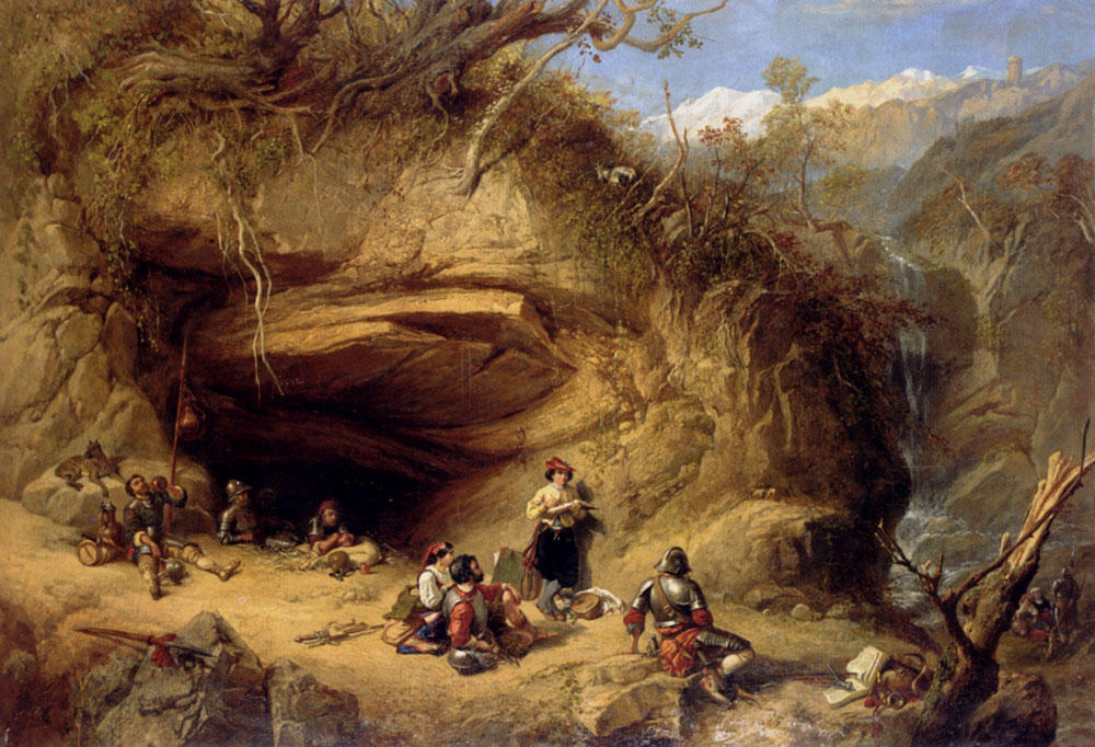 Scene Near Zeldkirch In The Tyrol — William Shayer Senior