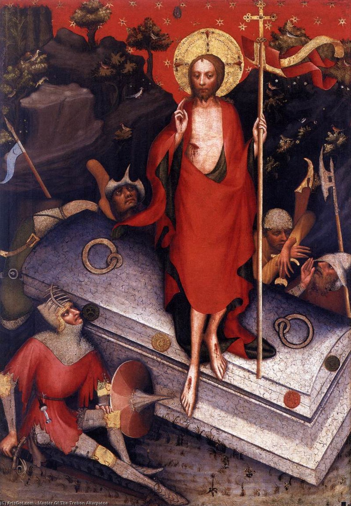 The Resurrection — Master Of The Trebon Altarpiece