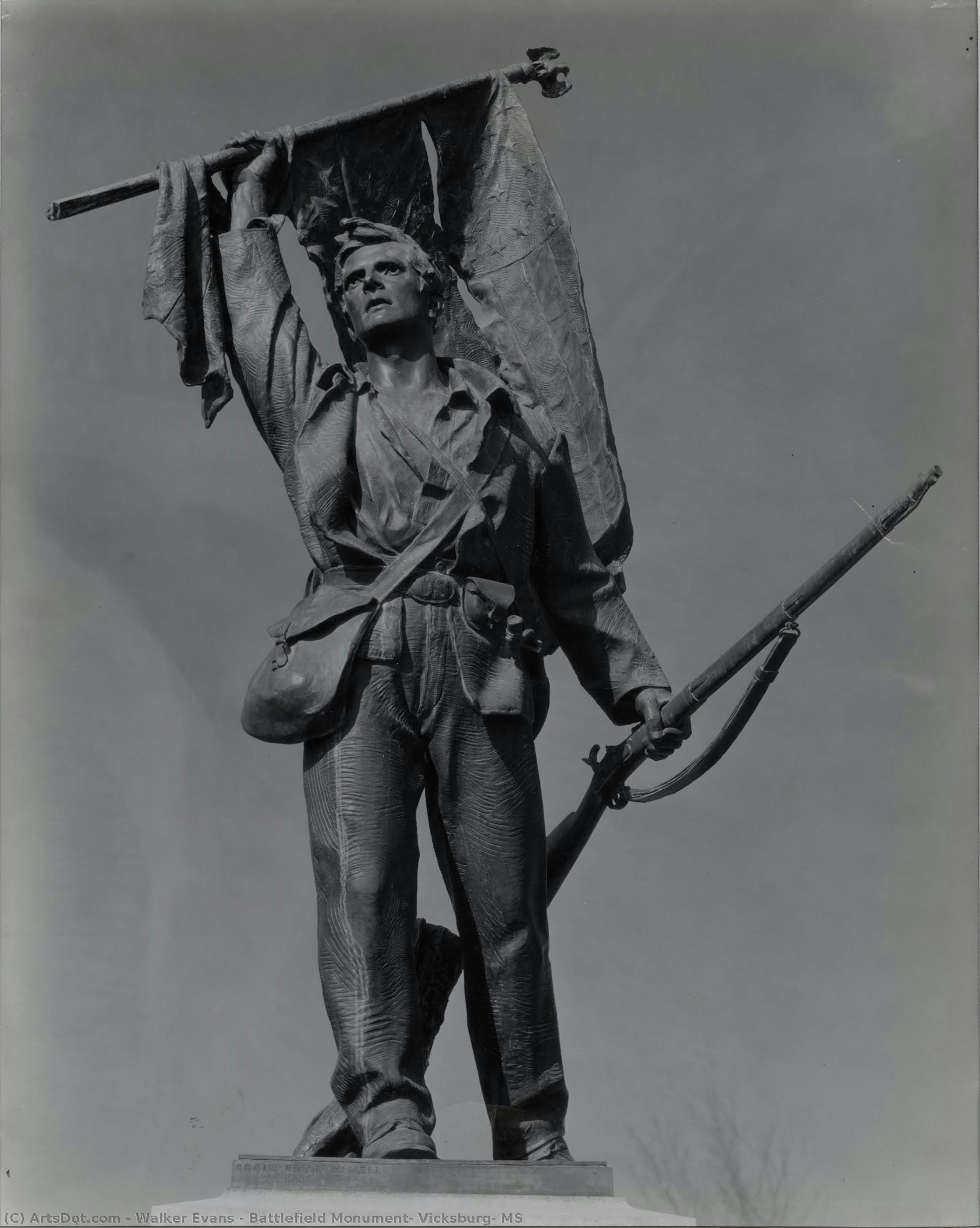 Battlefield Monument, Vicksburg, Ms — Walker Evans
