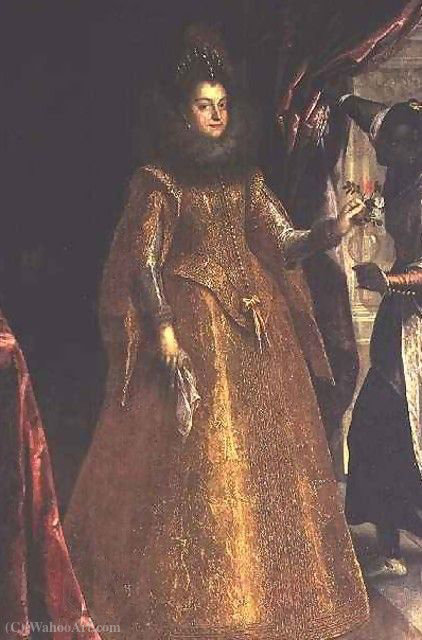 Portrait Of Giulia, Wife Of Cesare Deste — Sante Peranda
