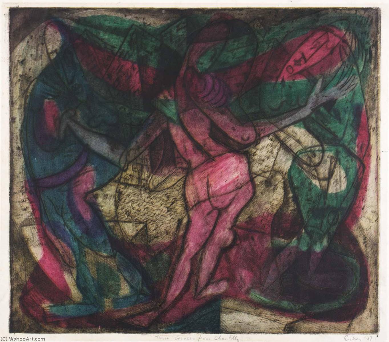 Three Graces From Chantilly — George Rickey