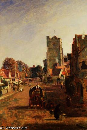 A View Of Pinner — John William Buxton Knight