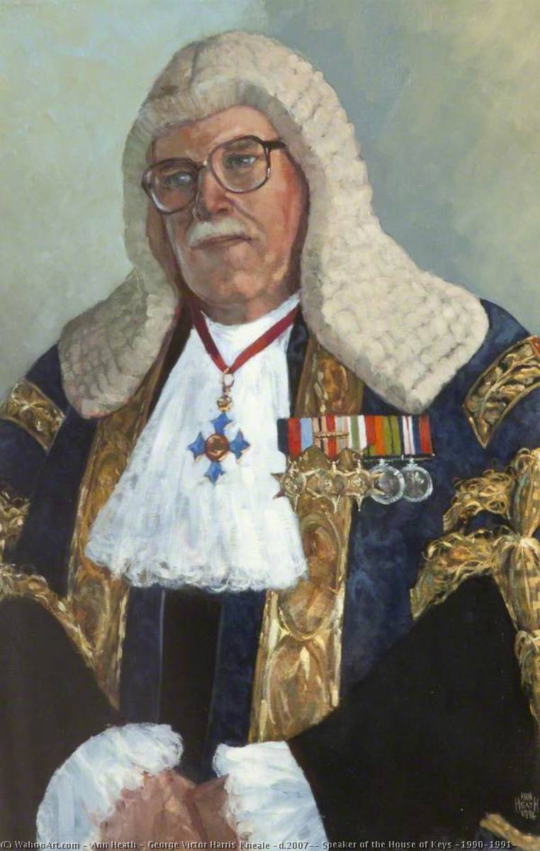 George Victor Harris Kneale (d.2007), Speaker Of The House Of Keys (1990–1991) — Ann Heath