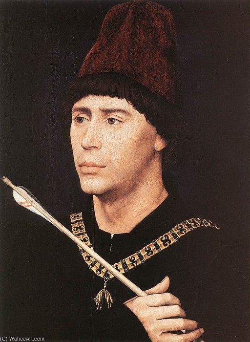 Portrait Of Antony Of Burgundy — Goswijn Van Der Weyden
