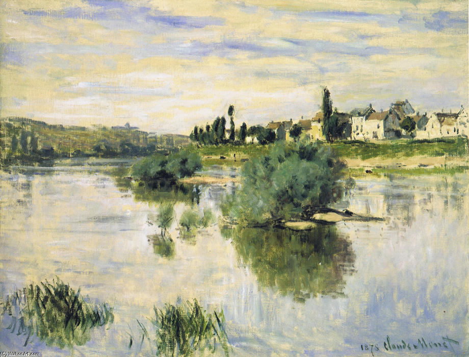 Die Seine Bei Lavacourt — Claude Monet
