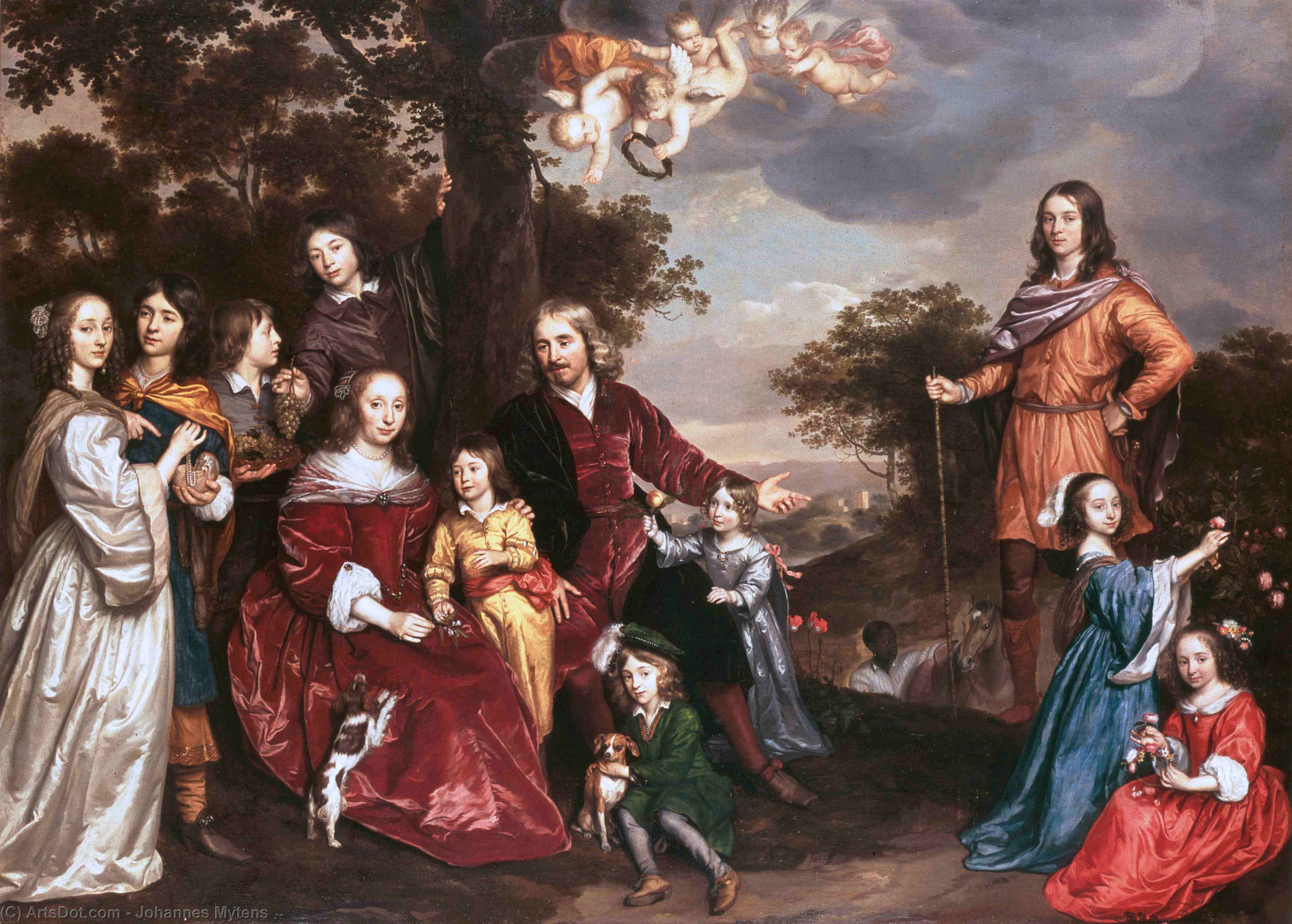 Willem Van Den Kerckhoven And Family — Johannes Mytens