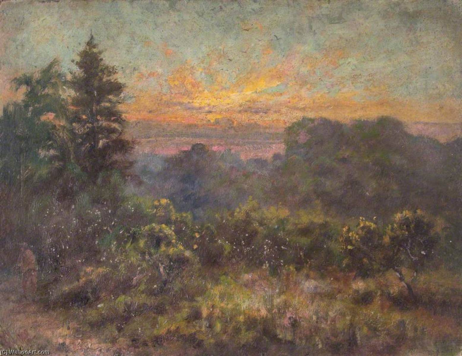 Addington Hills, Croydon, Surrey, July Evening — William Henry Hope