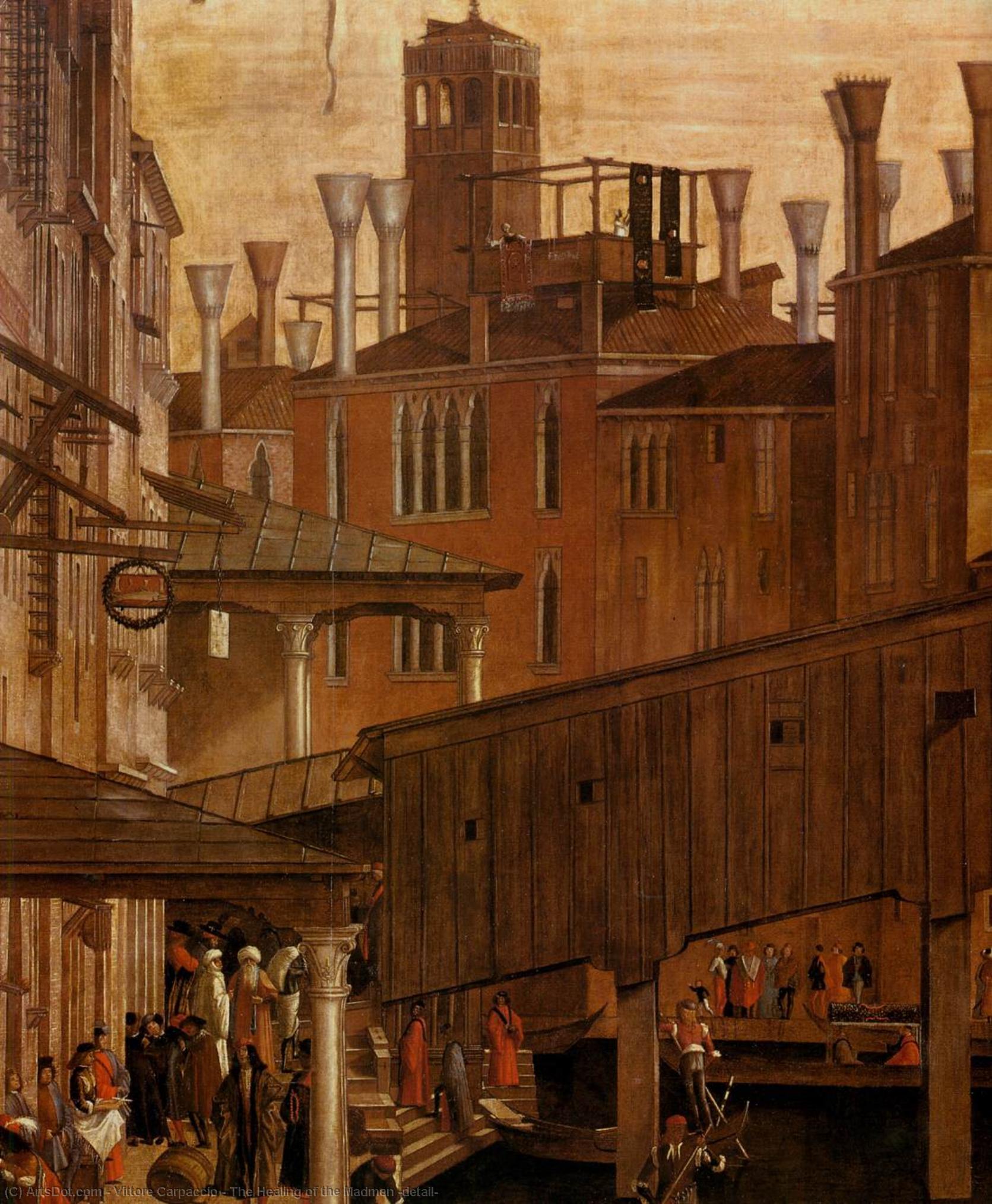 Die Heilung Des Wahnsinnigen (detail) — Vittore Carpaccio