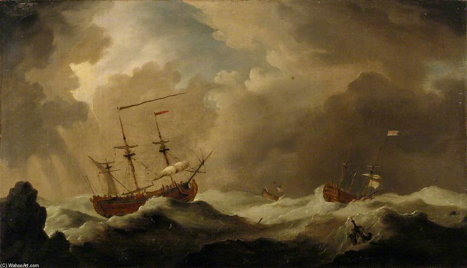 Shipping In A Storm — Francis Swaine