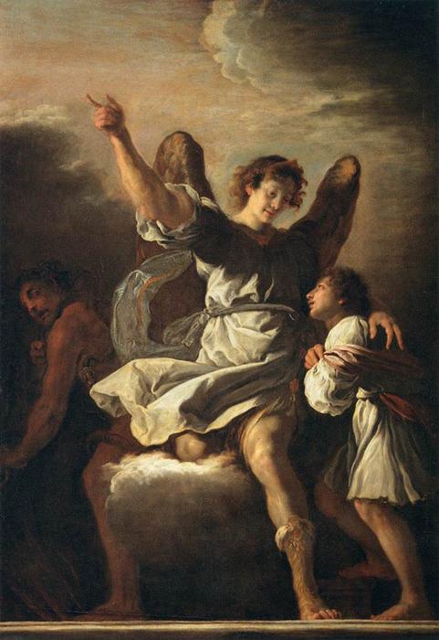 The Guardian Angel Protecting A Child From The Empire Of The Demon — Domenico Feti (domenico Fetti)