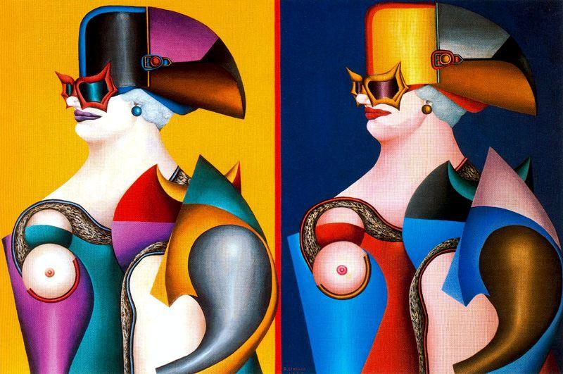 Double Portrait — Richard Lindner