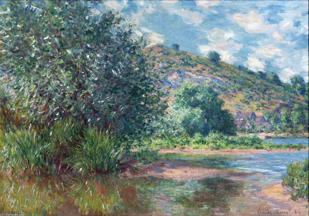 Landscape At Port-villez — Claude Monet