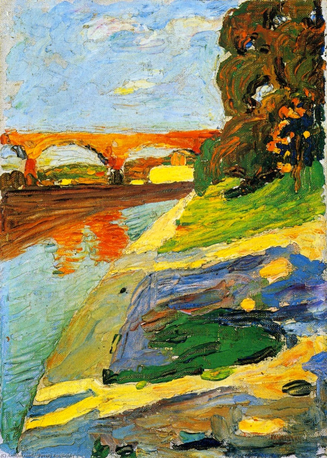 Munich - The Isar — Wassily Wassilyevich Kandinsky
