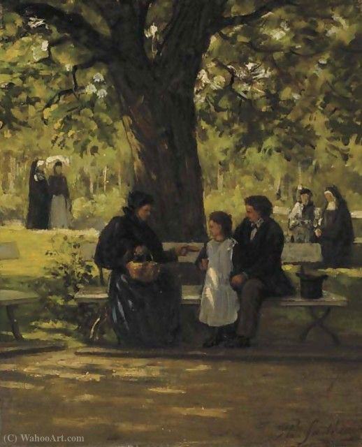 On A Park Bench — Philippe Lodowyck Jacob Sadee