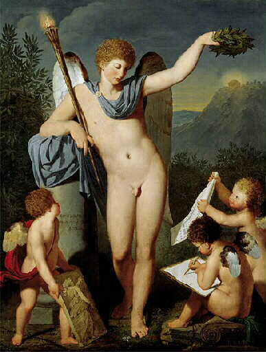 Le Génie Des Arts — Bénigne Gagneraux