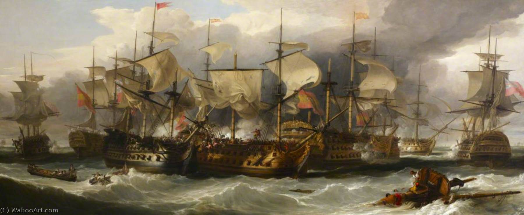 The Battle Of Cape St Vincent, 14 February 1797 — Sir William Allan