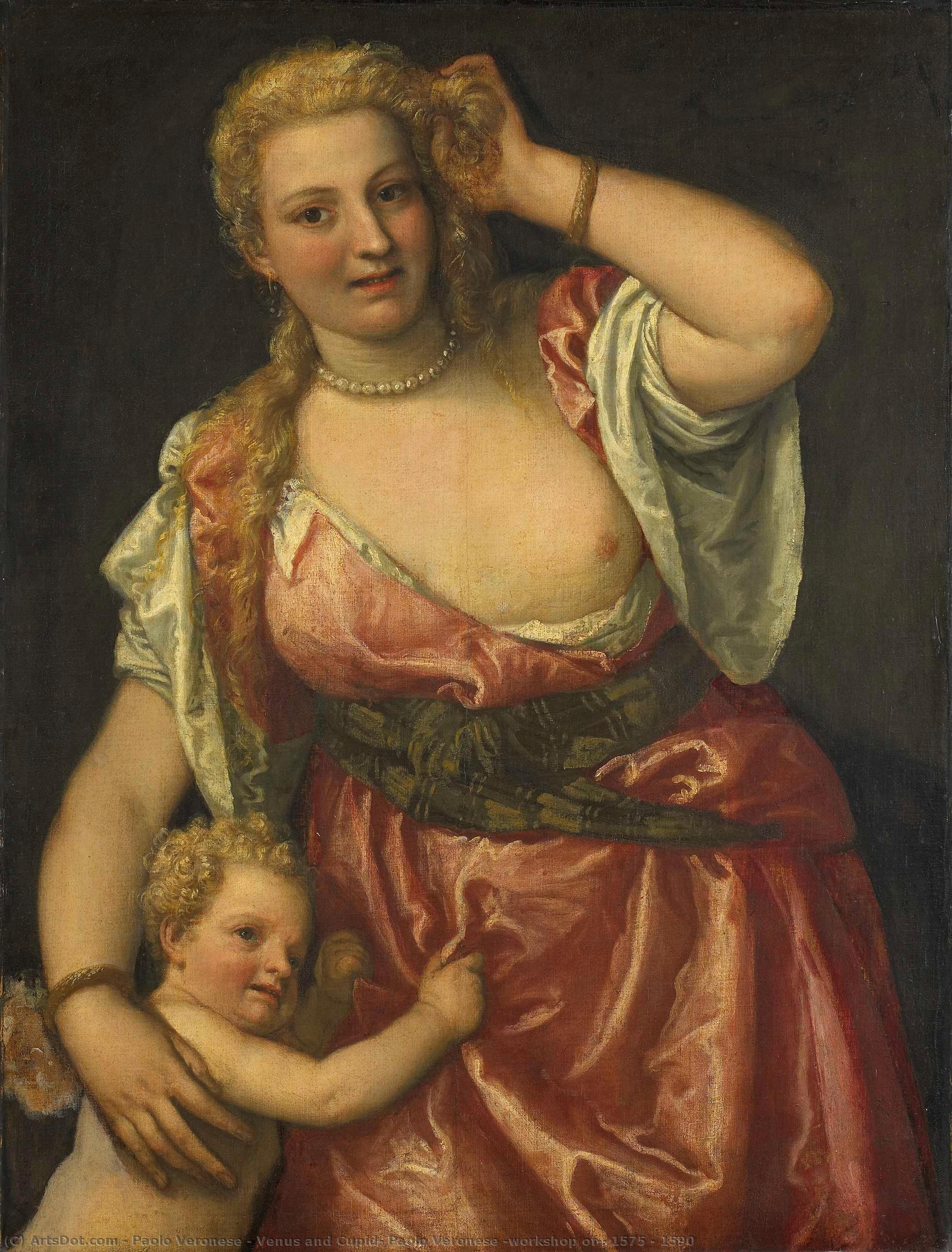 Venus And Cupid, Paolo Veronese (workshop Of), 1575 - 1590 — Paolo Veronese