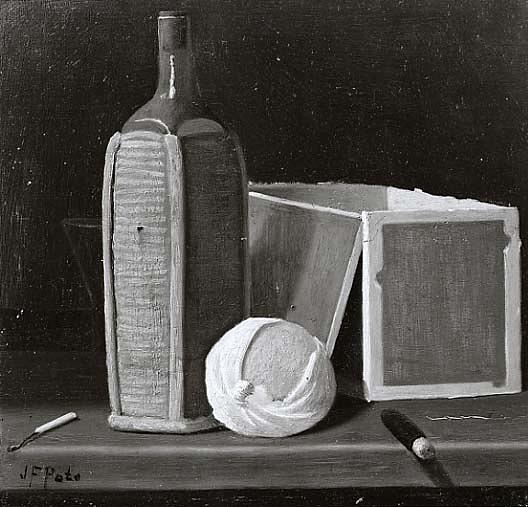 Still Life With Box, (painting) — John Frederick Peto