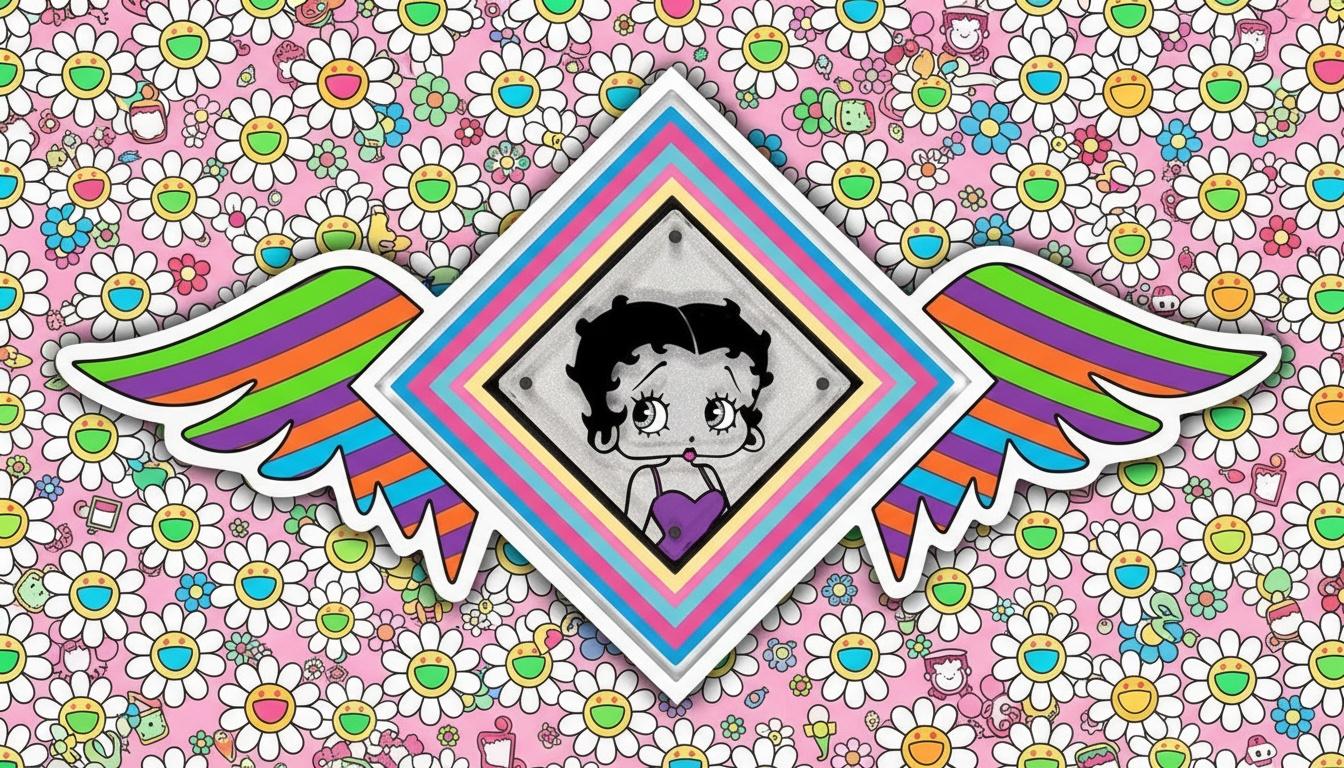 Chromatic Echoes Of Nostalgia In A Vibrant Symmetrical Pop Art Masterpiece — Sylvain Vasseur