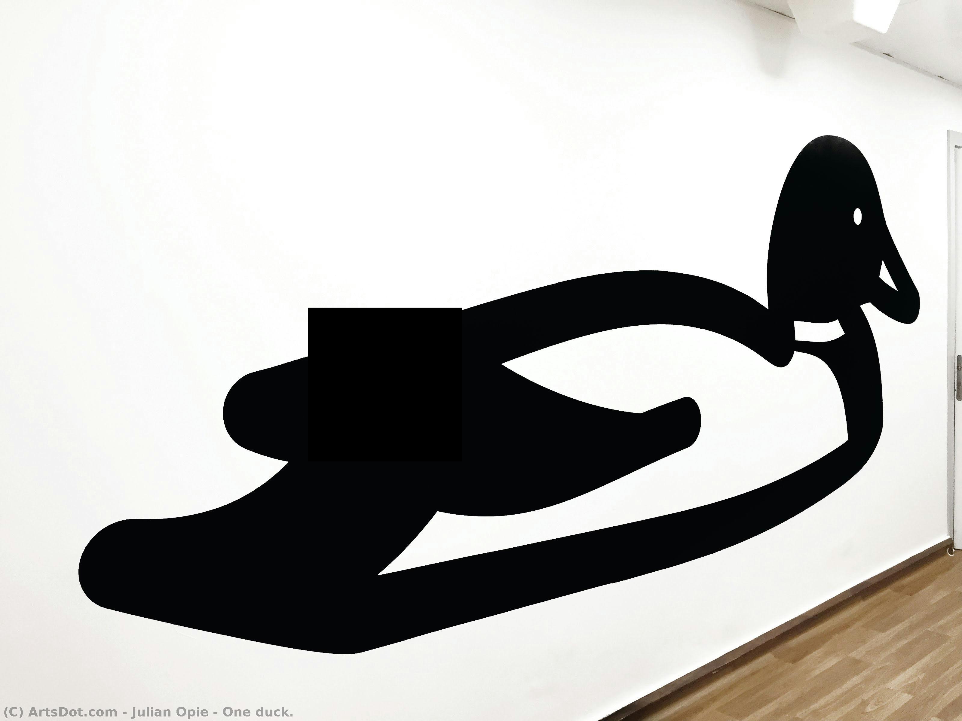 One Duck. — Julian Opie
