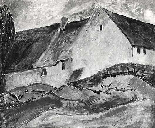 Farmhouse, (painting) — Alfred Henry Maurer